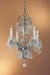 Classic Lighting - 57104 MS IRC - Four Light Mini-Chandelier - Via Firenze - Millennium Silver