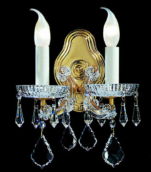 Classic Lighting - 8102 OWG C - Two Light Wall Sconce - Maria Theresa - Olde World Gold