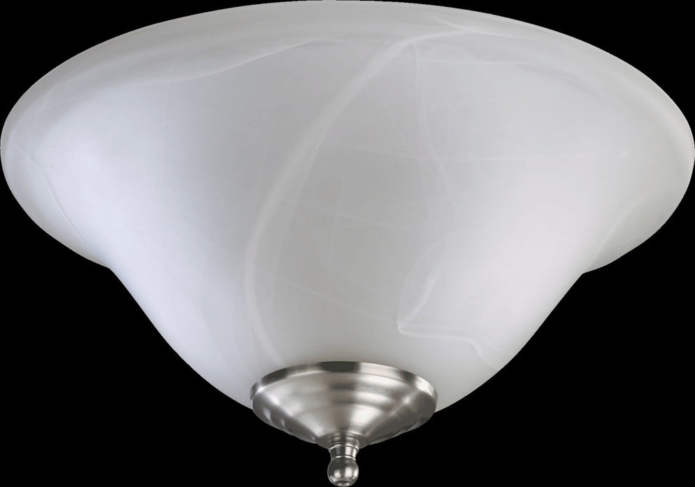 LED Fan Light Kit from the Light Kits Satin Nickel collection in Satin Nickel / White finish