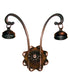 Meyda Tiffany - 98633 - Two Light Wall Sconce Hardware - Mahogany Bronze - Mahogany Bronze