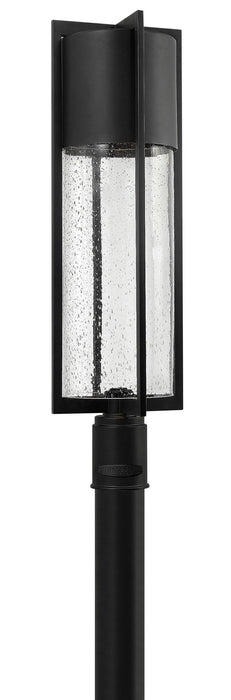 Hinkley - 1321BK - One Light Post Top/ Pier Mount - Shelter - Black