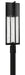 Hinkley - 1321BK - One Light Post Top/ Pier Mount - Shelter - Black