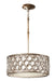 Generation Lighting - F2568/3BUS - Three Light Chandelier - Lucia - Burnished Silver