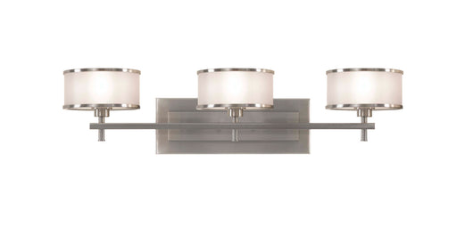 Generation Lighting - VS13703-BS - Three Light Vanity Fixture - Casual Luxury - Brushed Steel