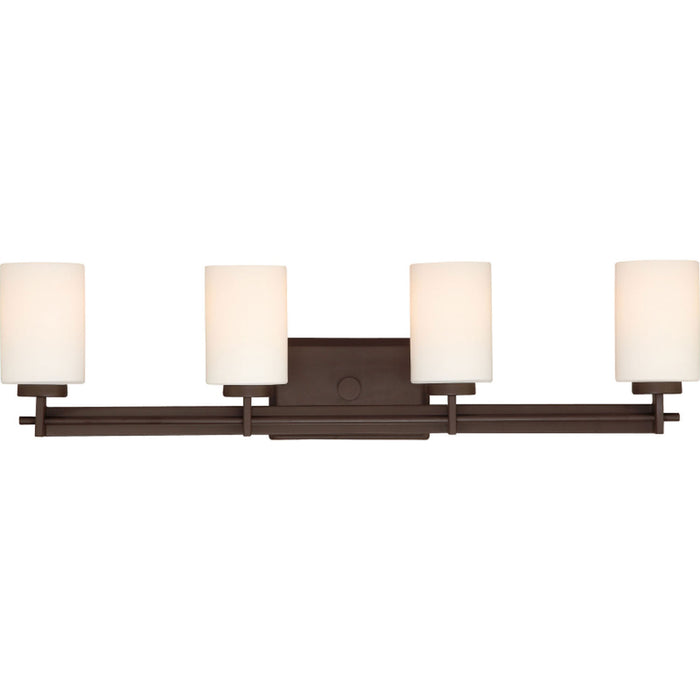 Quoizel - TY8604WT - Four Light Bath Fixture - Taylor - Western Bronze