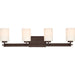 Quoizel - TY8604WT - Four Light Bath Fixture - Taylor - Western Bronze