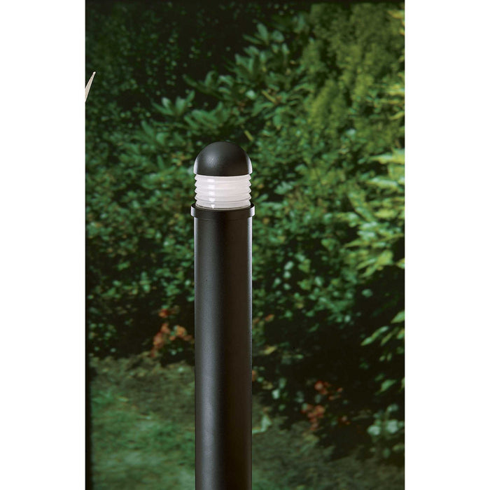 Landscape Accessory Bollard from the Landscape Accessory collection in Black finish