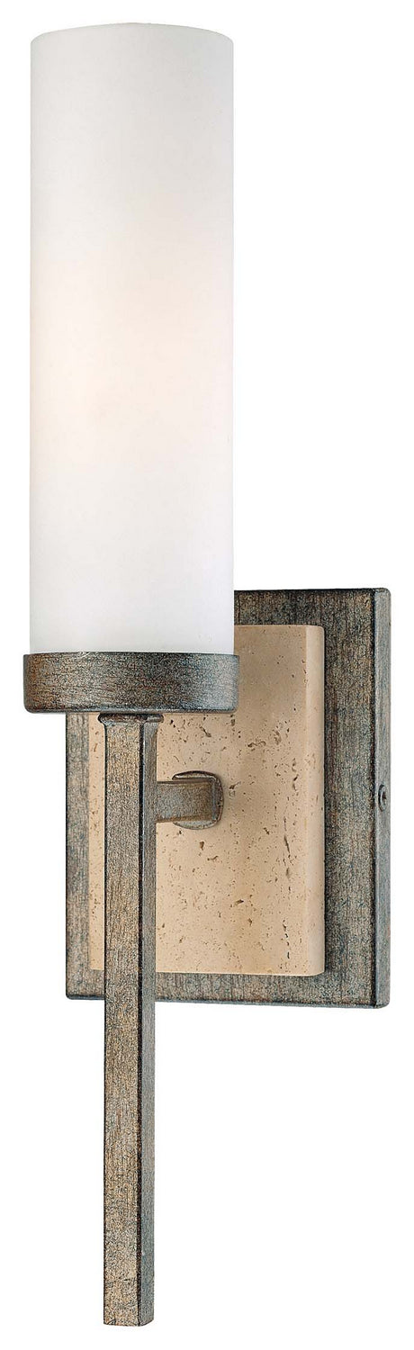 Minka-Lavery - 4460-273 - One Light Wall Sconce - Compositions - Aged Patina Iron