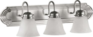 Quorum - 5094-3-165 - Three Light Vanity - Satin Nickel