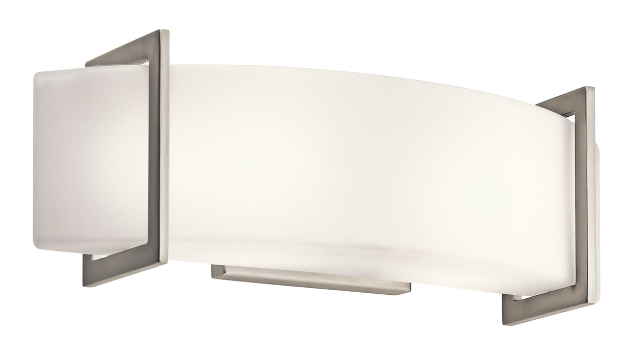 Kichler - 45218NI - Two Light Linear Bath - Crescent View - Brushed Nickel
