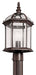 Kichler - 49187TZ - One Light Outdoor Post Mount - Barrie - Tannery Bronze