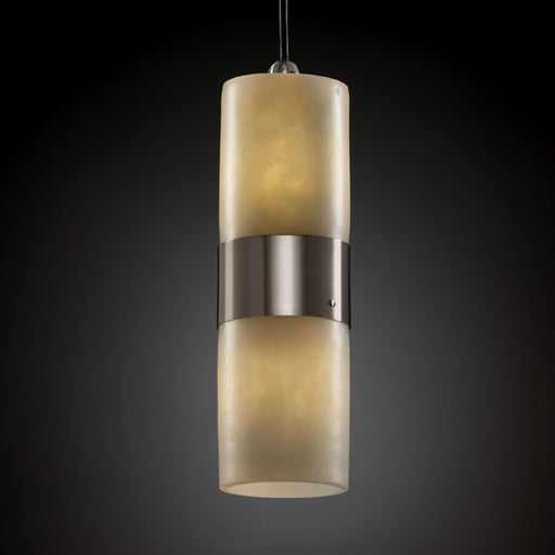 Justice Designs - CLD-8758-10-NCKL - Pendant - Clouds - Brushed Nickel