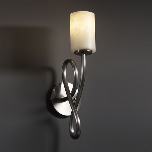 Justice Designs - CLD-8911-10-NCKL - Wall Sconce - Clouds - Brushed Nickel