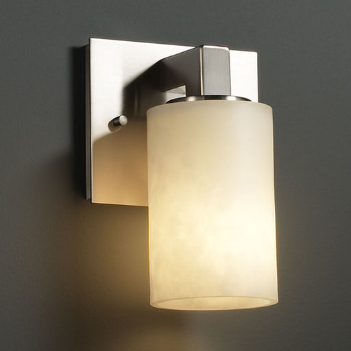 Justice Designs - CLD-8921-10-NCKL - Wall Sconce - Clouds - Brushed Nickel