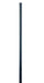 Acclaim Lighting - 95BK - 7 ft. Smooth Lamp Post - Direct Burial Lamp Posts - Matte Black