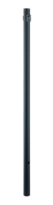 Acclaim Lighting - 97BK - 7 ft. Smooth with Photocell and Convenience Outlet Lamp Post - Direct Burial Lamp Posts - Matte Black