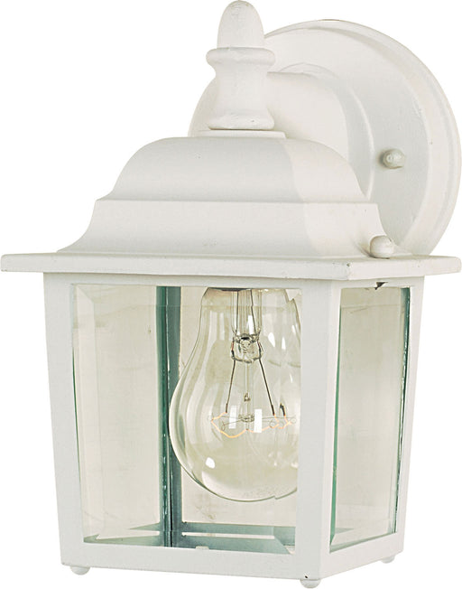 Maxim - 1025WT - One Light Outdoor Wall Lantern - Builder Cast - White