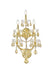 Elegant Lighting - 2800W5G-GT/RC - Five Light Wall Sconce - Maria Theresa - Gold