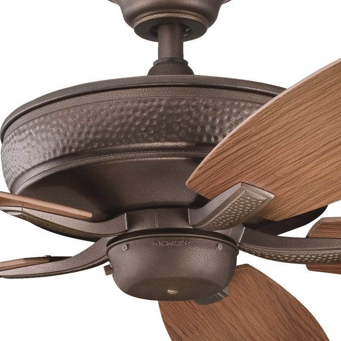 52``Ceiling Fan from the Monarch Ii Patio collection in Weathered Copper Powder Coat finish
