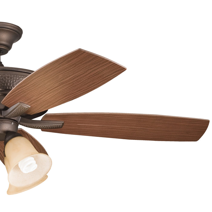 52``Ceiling Fan from the Monarch Ii Patio collection in Weathered Copper Powder Coat finish