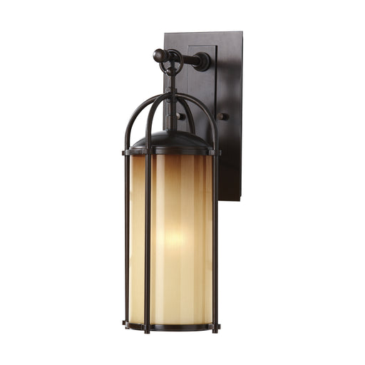 Generation Lighting - OL7604HTBZ - One Light Outdoor Wall Lantern - Feiss - Dakota - Heritage Bronze