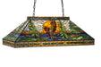 Meyda Tiffany - 79964 - Three Light Pendant - Eagle At Sunset - Purple/Blue Amber Orange Lt Blue Pbag Green