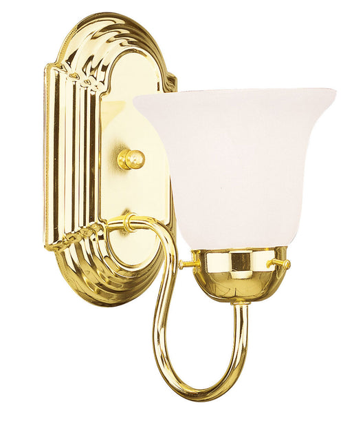 Livex Lighting - 1071-02 - One Light Bath Vanity - Riviera - Polished Brass