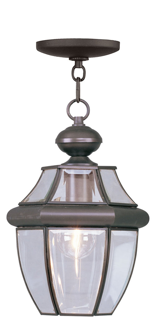 Livex Lighting - 2152-07 - One Light Outdoor Pendant - Monterey - Bronze