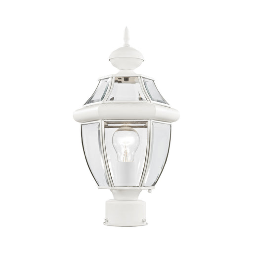 Livex Lighting - 2153-03 - One Light Outdoor Post-Top Lanterm - Monterey - White