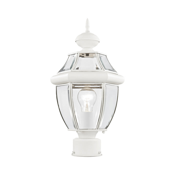 Livex Lighting - 2153-03 - One Light Outdoor Post-Top Lanterm - Monterey - White