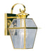 Livex Lighting - 2181-02 - One Light Outdoor Wall Lantern - Westover - Polished Brass