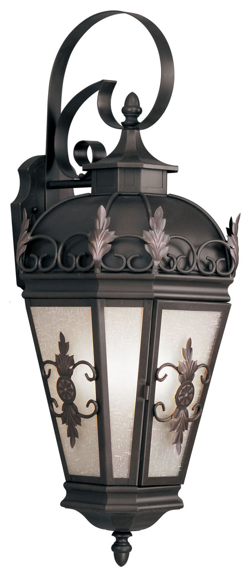 Livex Lighting - 2196-07 - Three Light Outdoor Wall Lantern - Berkshire - Bronze
