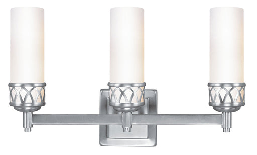 Livex Lighting - 4723-91 - Three Light Bath Vanity - Westfield - Brushed Nickel