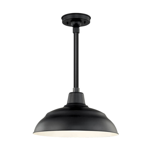 Millennium - RWHS17-SB - One Light Pendant - R Series - Satin Black