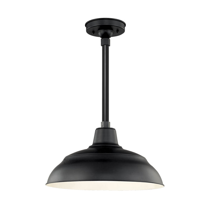 Millennium - RWHS17-SB - One Light Pendant - R Series - Satin Black