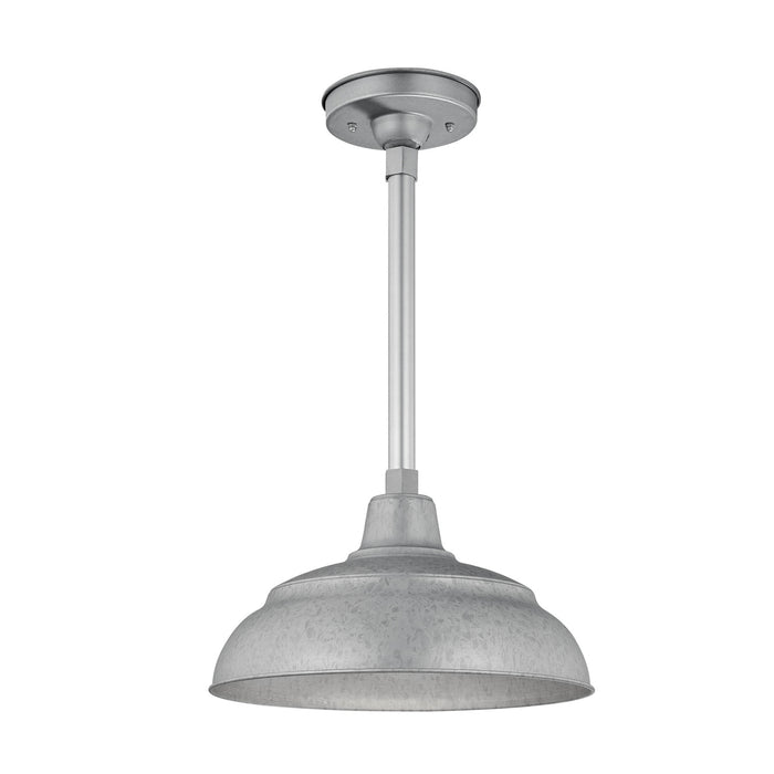 Millennium - RWHS14-GA - One Light Pendant - R Series - Galvanized