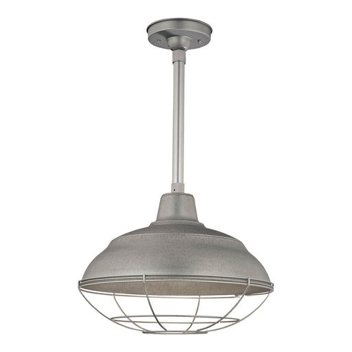 Millennium - RWHS17-GA - One Light Pendant - R Series - Galvanized