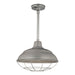 Millennium - RWHS17-GA - One Light Pendant - R Series - Galvanized