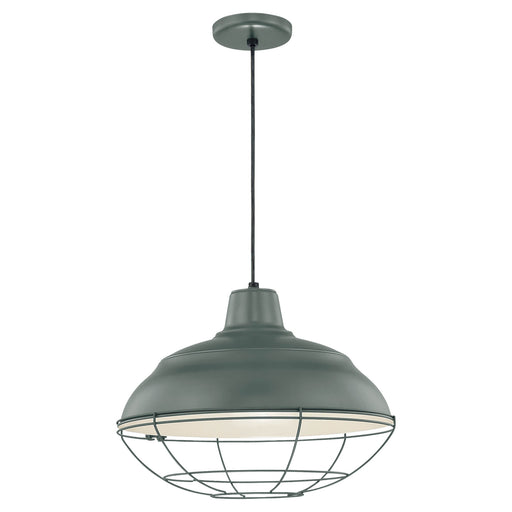 Millennium - RWHC17-SG - One Light Pendant - R Series - Satin Green