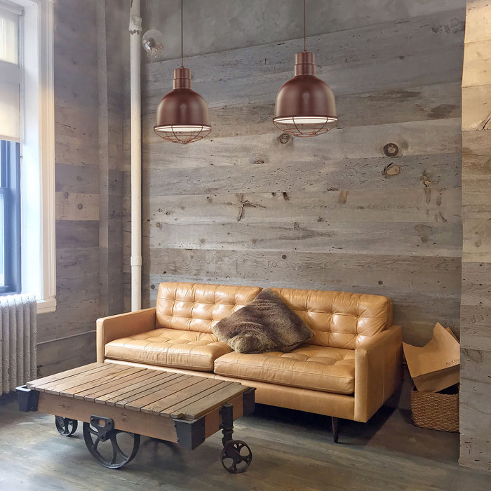 One Light Pendant from the R Series collection in Architectural Bronze finish