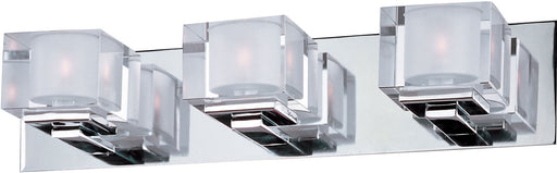 Maxim - 10003CLPC - Three Light Bath Vanity - Cubic - Polished Chrome