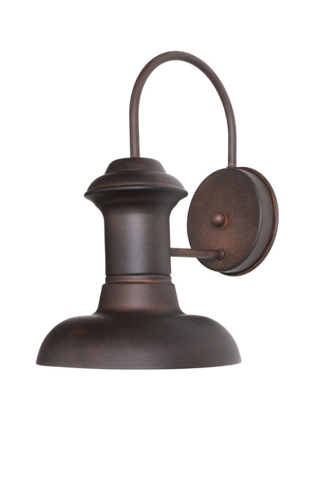 One Light Outdoor Wall Lantern from the Wharf collection in Empire Bronze finish