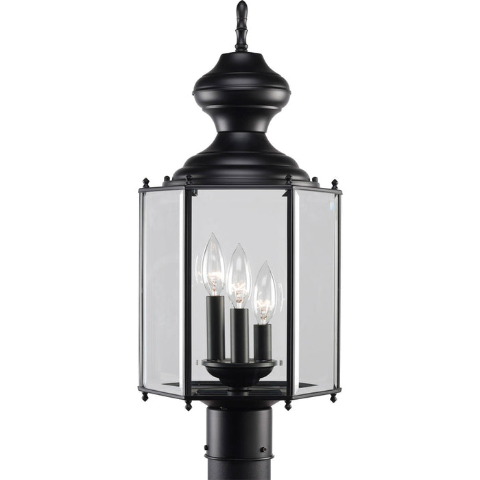 Progress Lighting - P5432-31 - Three Light Post Lantern - BrassGUARD - Black