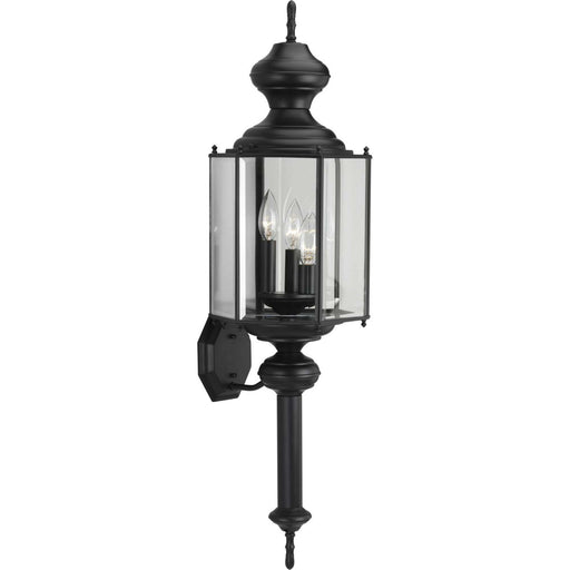 Progress Lighting - P5731-31 - Three Light Large Wall Lantern - BrassGUARD - Black