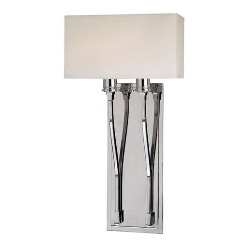 Hudson Valley - 642-PN - Two Light Wall Sconce - Selkirk - Polished Nickel