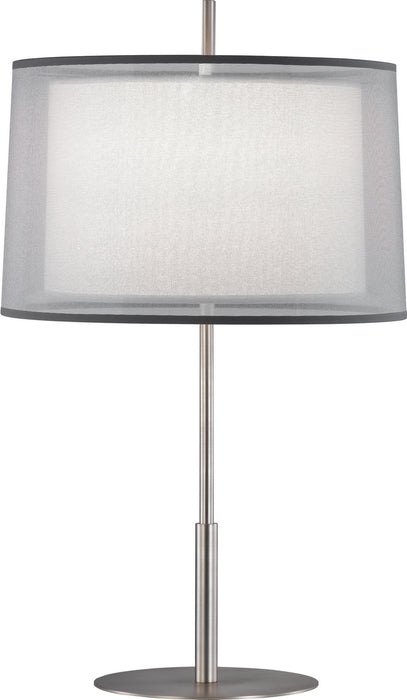 Robert Abbey - S2190 - One Light Table Lamp - Saturnia - Stainless Steel