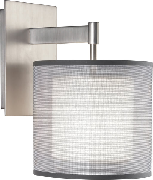 Robert Abbey - S2192 - One Light Wall Sconce - Saturnia - Stainless Steel