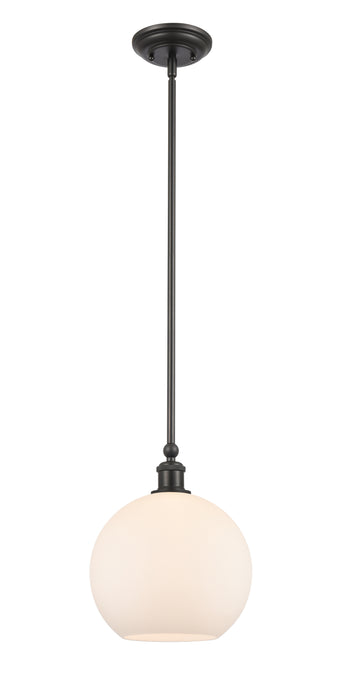 Concord Mini Pendant shown in the Matte Black finish with a Matte White shade