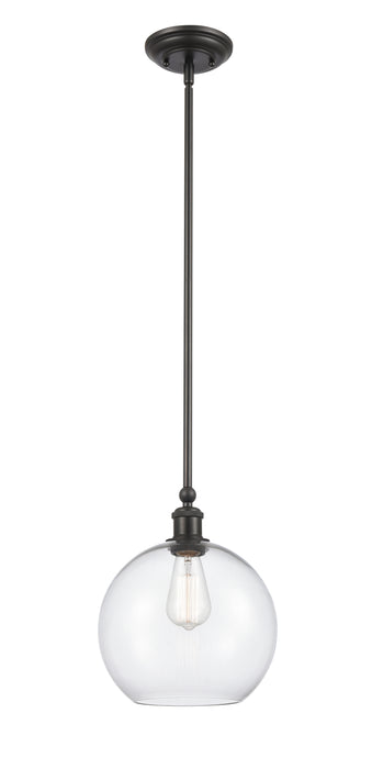 Concord Mini Pendant shown in the Matte Black finish with a Clear shade