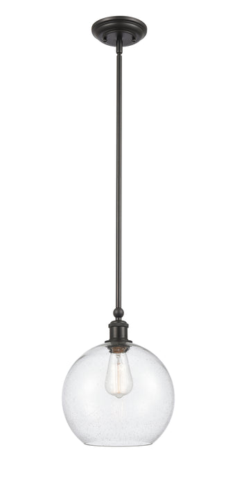Concord Mini Pendant shown in the Matte Black finish with a Seedy shade